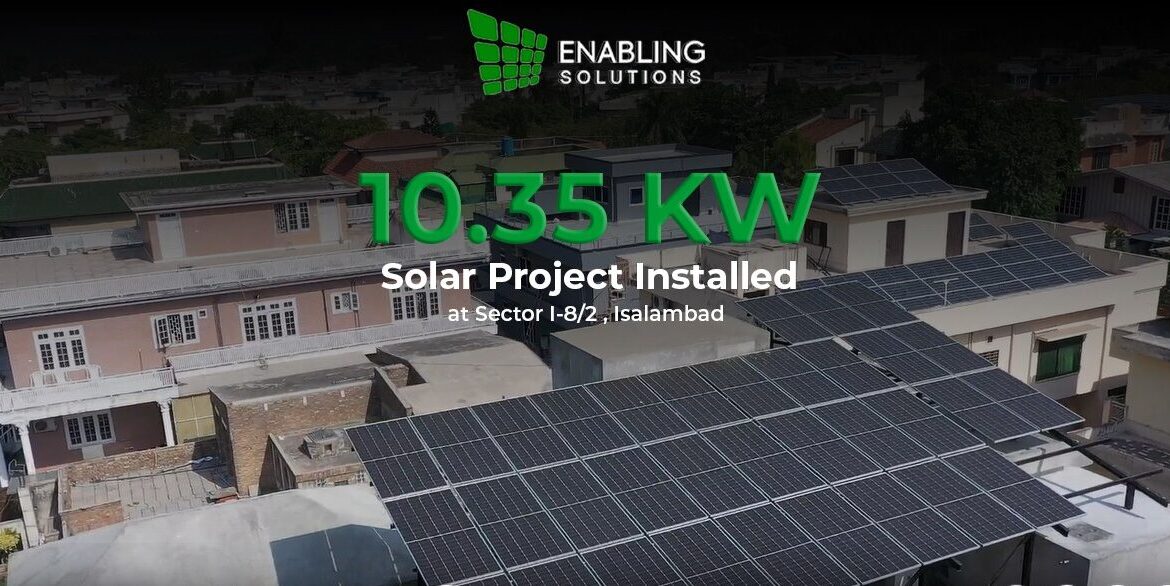 10.35Kw Hybrid Solar System Installed at I-8/2 Islamabad