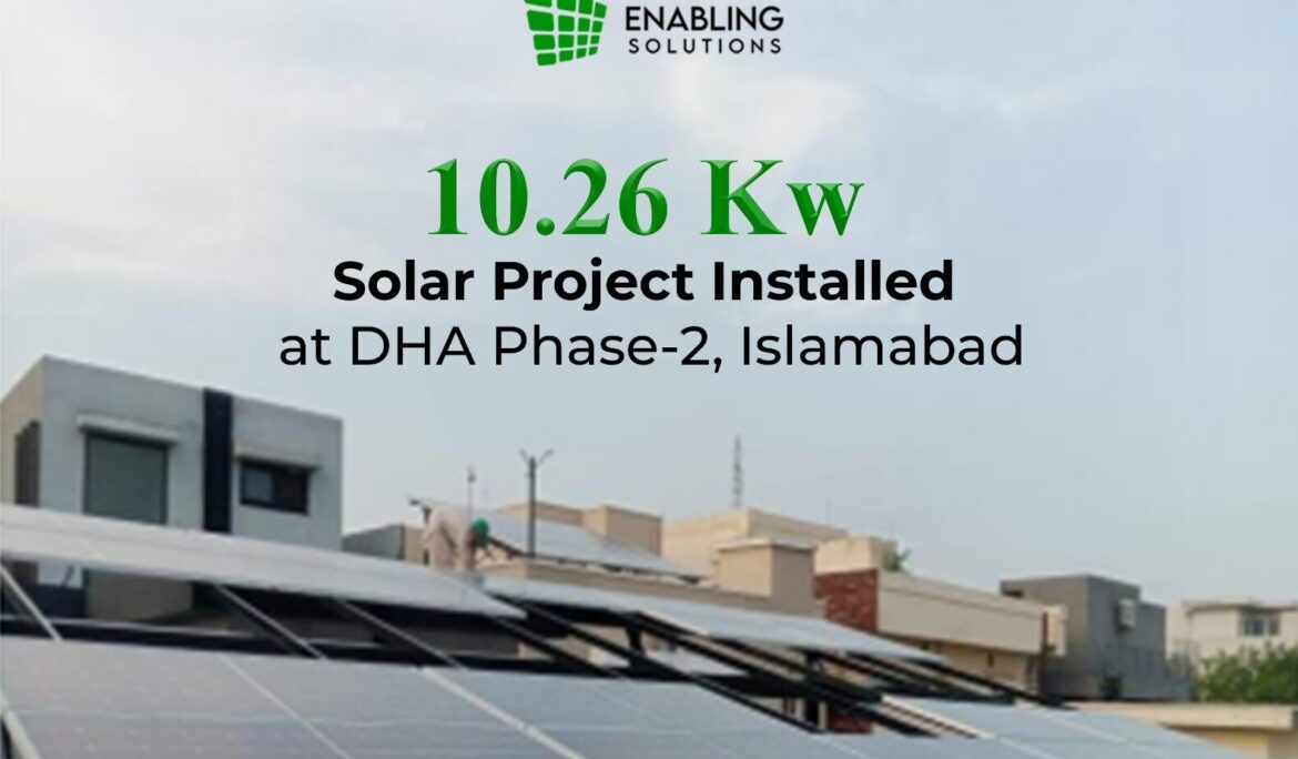 10.260kW On-Grid Solar Project Installed in DHA Phase-2, Islamabad