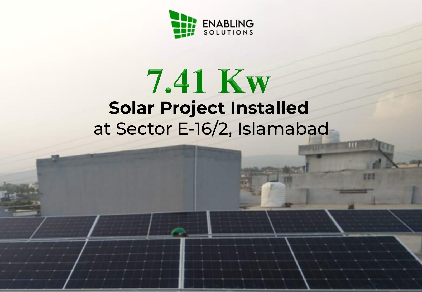 7.410kW On-Grid Solar Project Installed in Sector E-16/2, Margalla, Islamabad