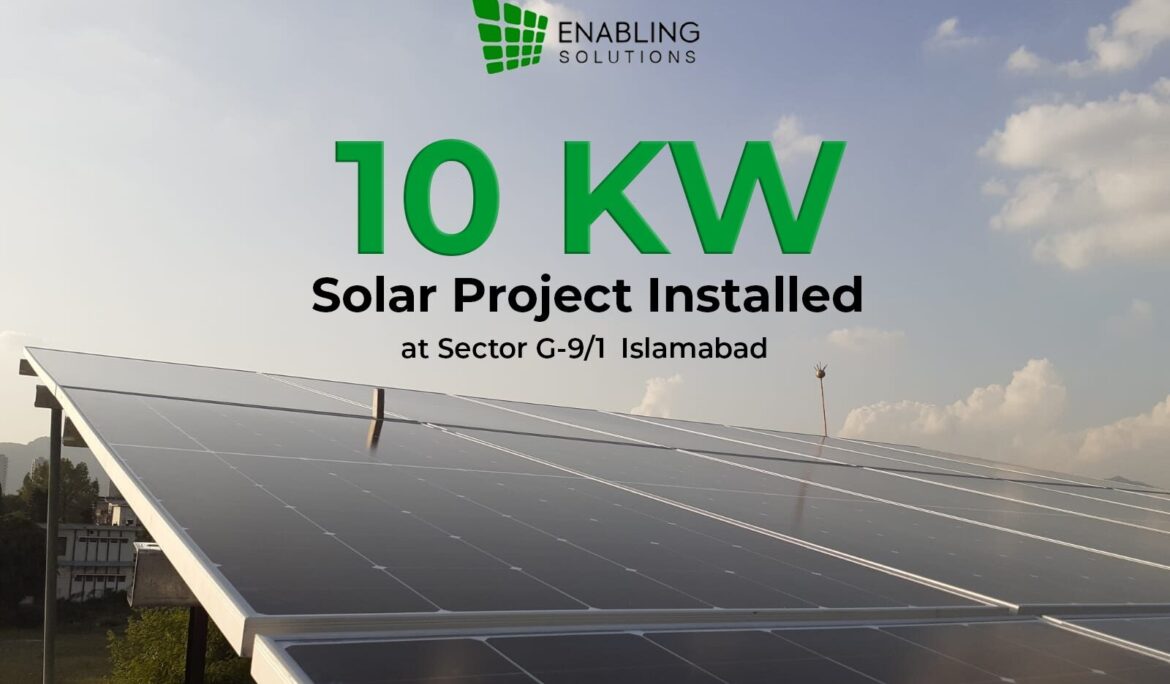 10 kW On-Grid Solar Project Installed in G-9/1, Islamabad