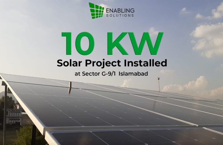 10 kW On-Grid Solar Project Installed in G-9/1, Islamabad
