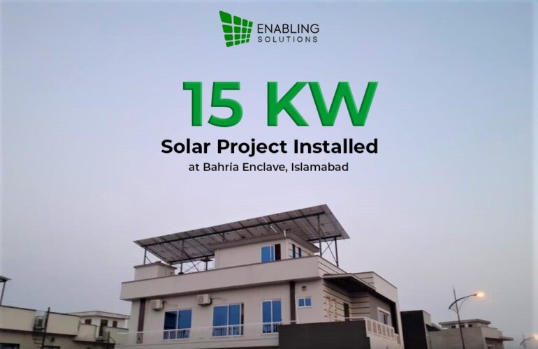 15 kW On-Grid Solar Project Installed in Bahria Enclave, Islamabad