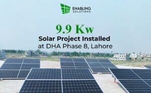 9.9 kW Hybrid Solar Project Completed in DHA Phase 8 Broadway, Lahore