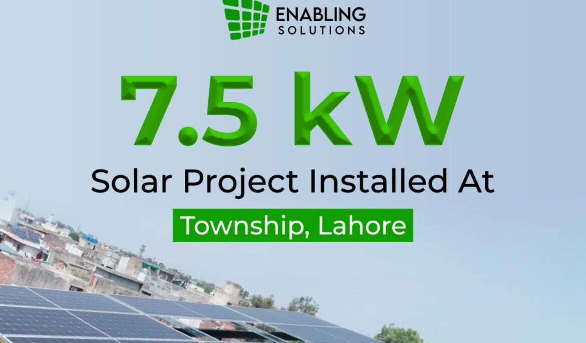 7.5 kw On Grid Solar System Block 4, Sector 2, NFC Society, Lahore