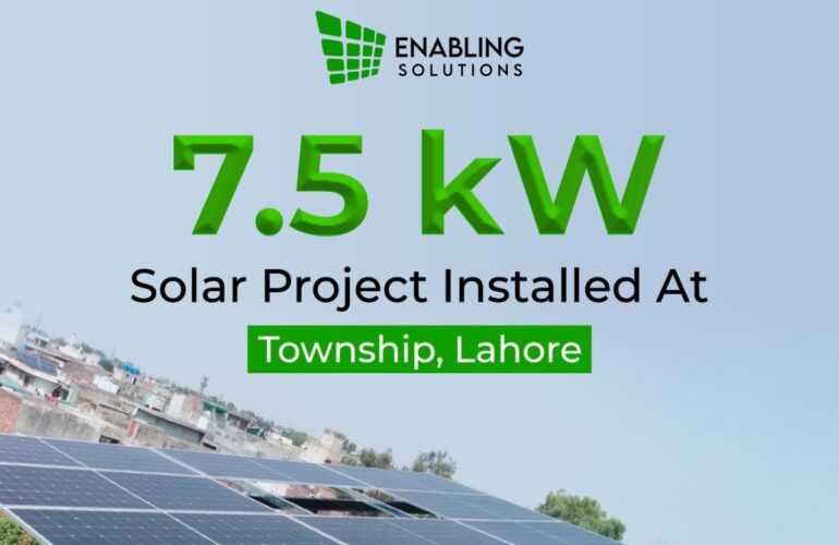 7.5 kw On Grid Solar System Block 4, Sector 2, NFC Society, Lahore