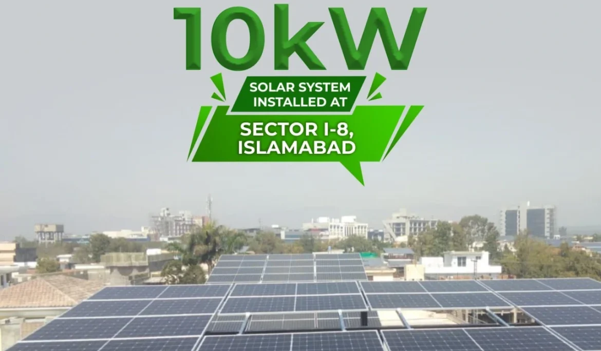 10 KW On-Grid solar system installed I-8, Islamabad