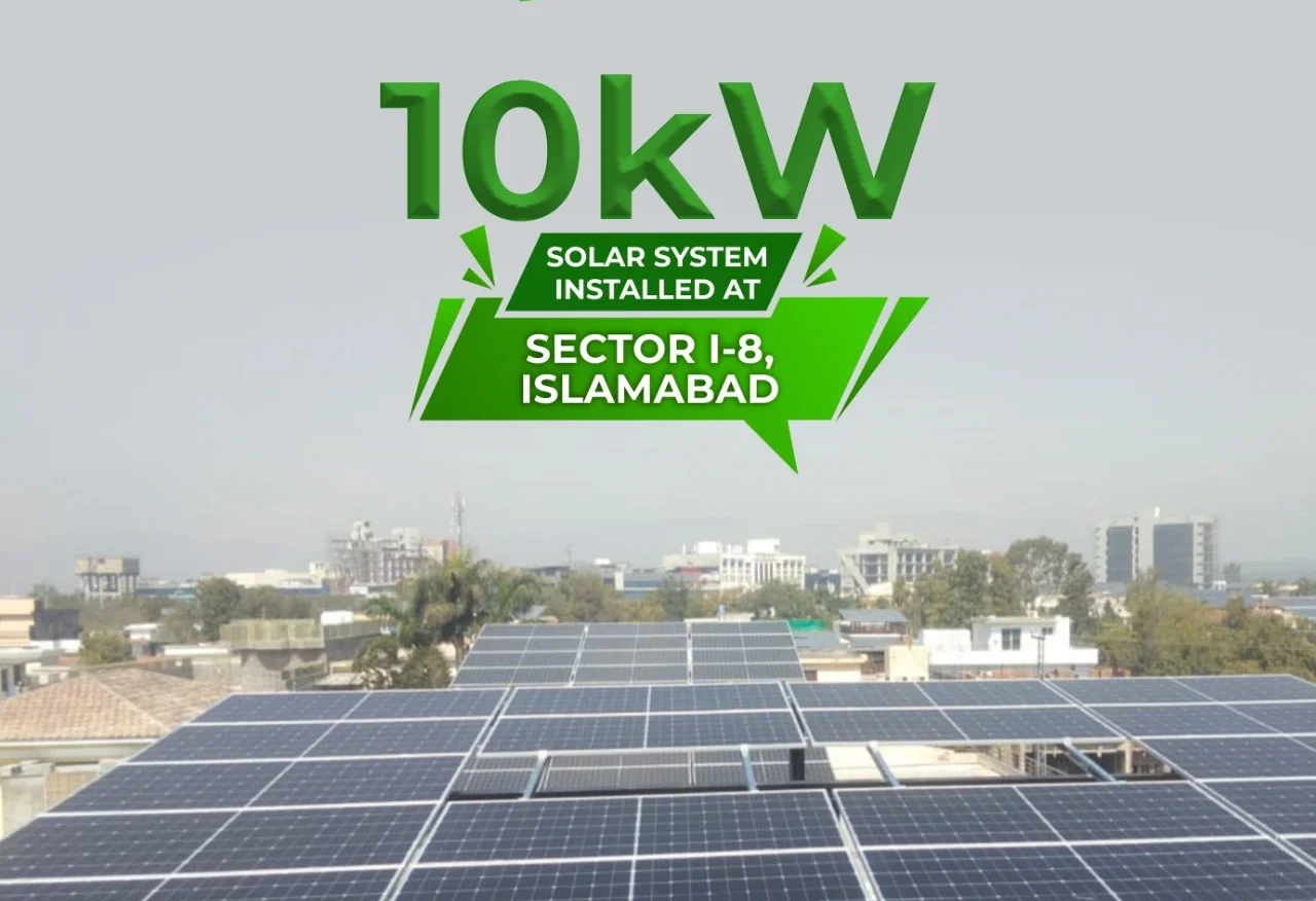10 KW On-Grid solar system installed I-8, Islamabad