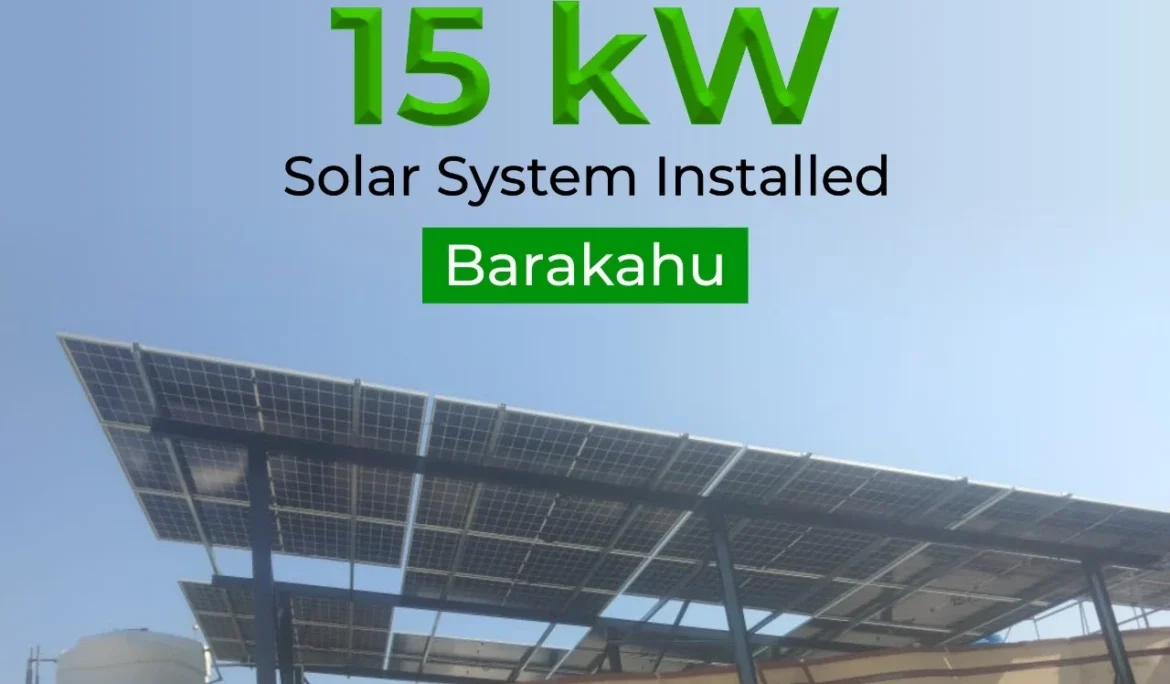 15 kw on solar system at barakahu