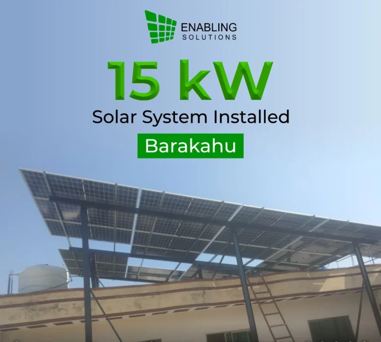 15 kw on solar system at barakahu